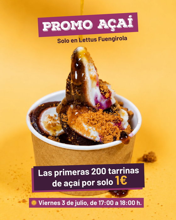 Açaí en verano: el plan perfecto para Fuengirola